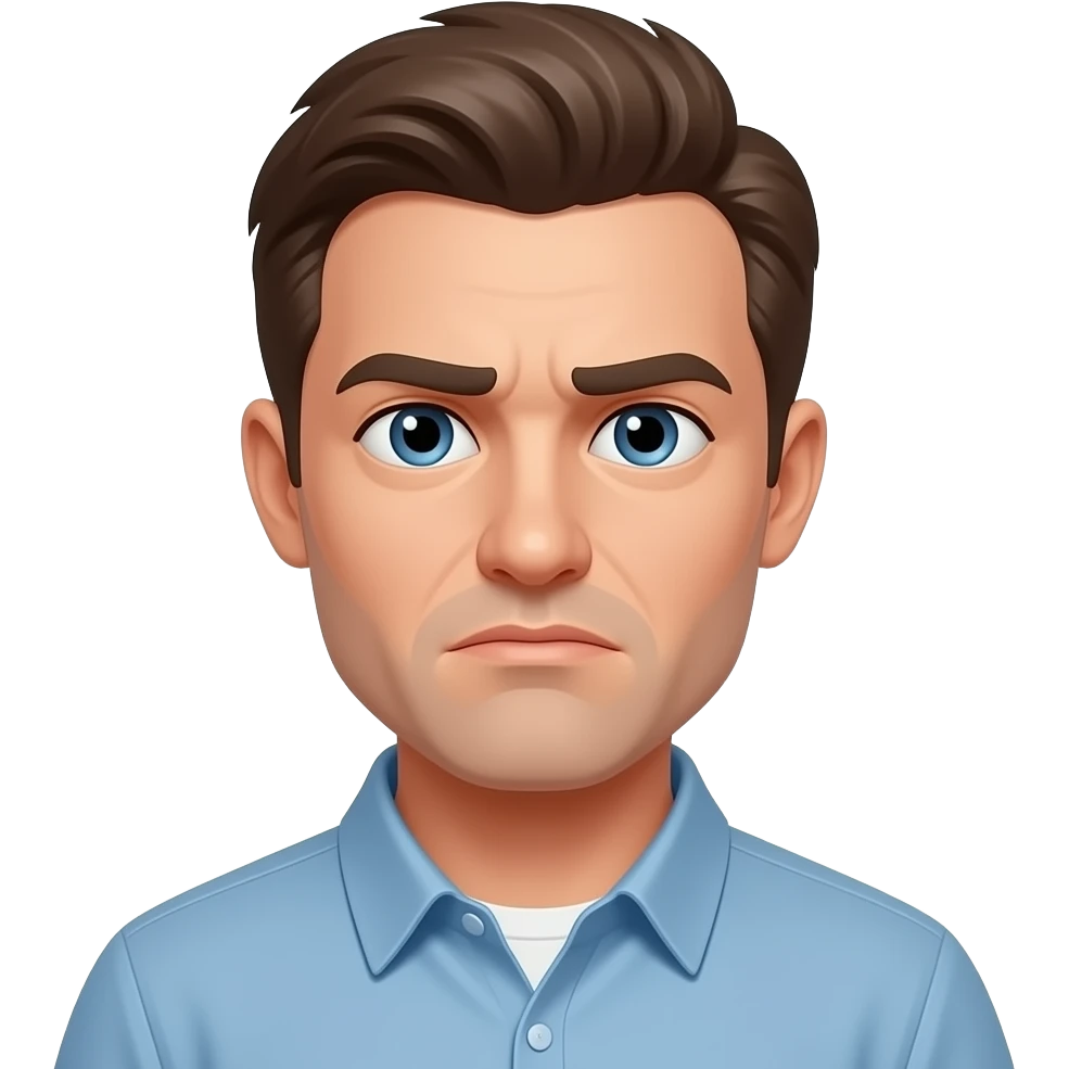 He doesn’t trust me a little bit emoji