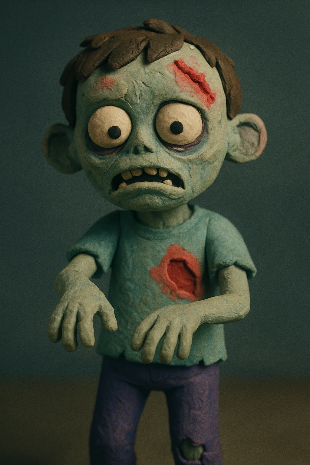 boy zombie claymation style emoji