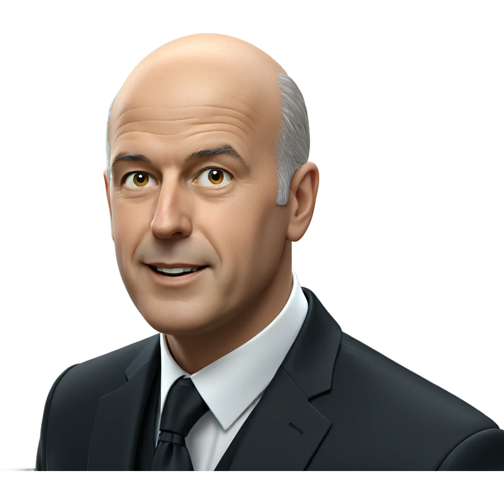 bald man in formal attire emoji