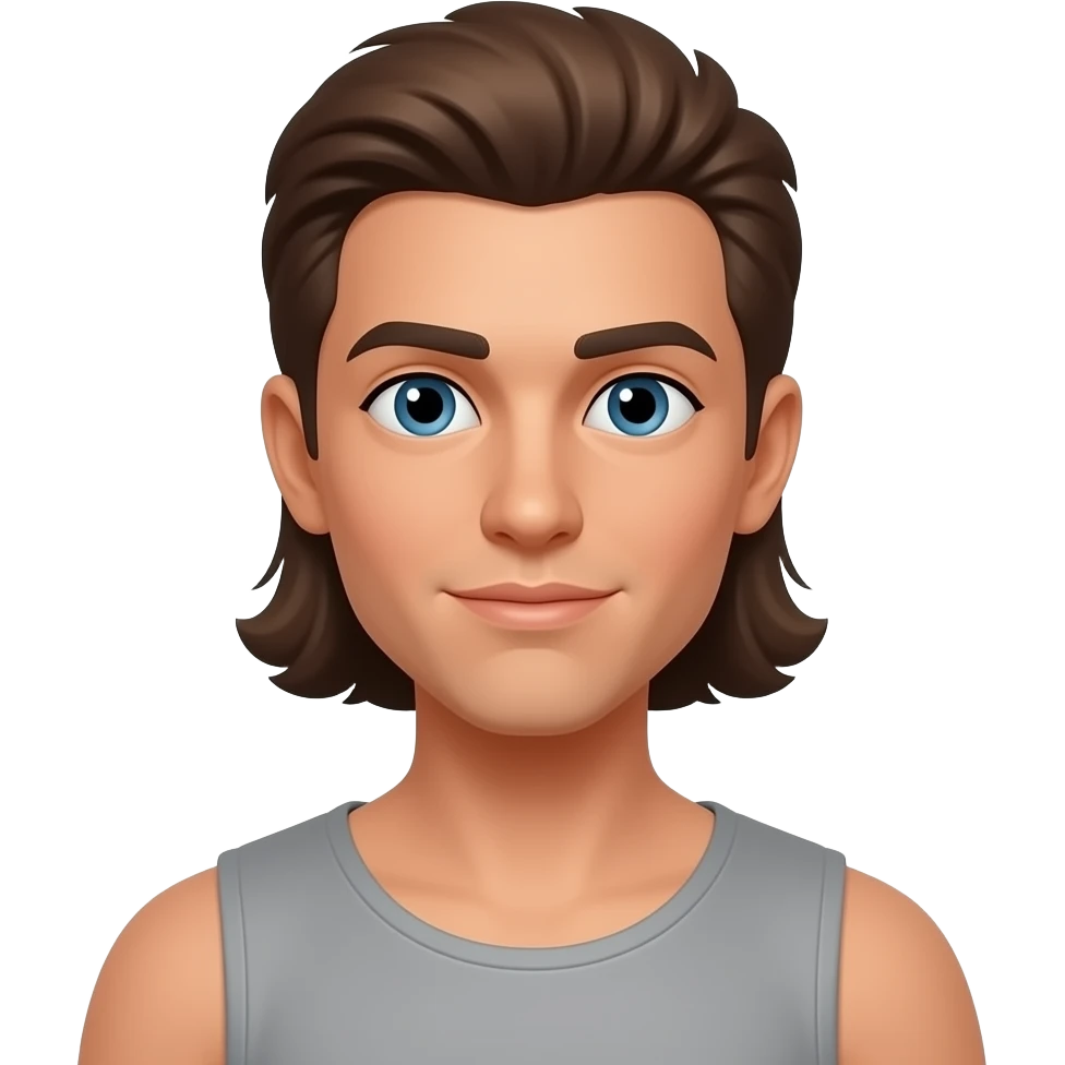 One shoulder I head turned emoji