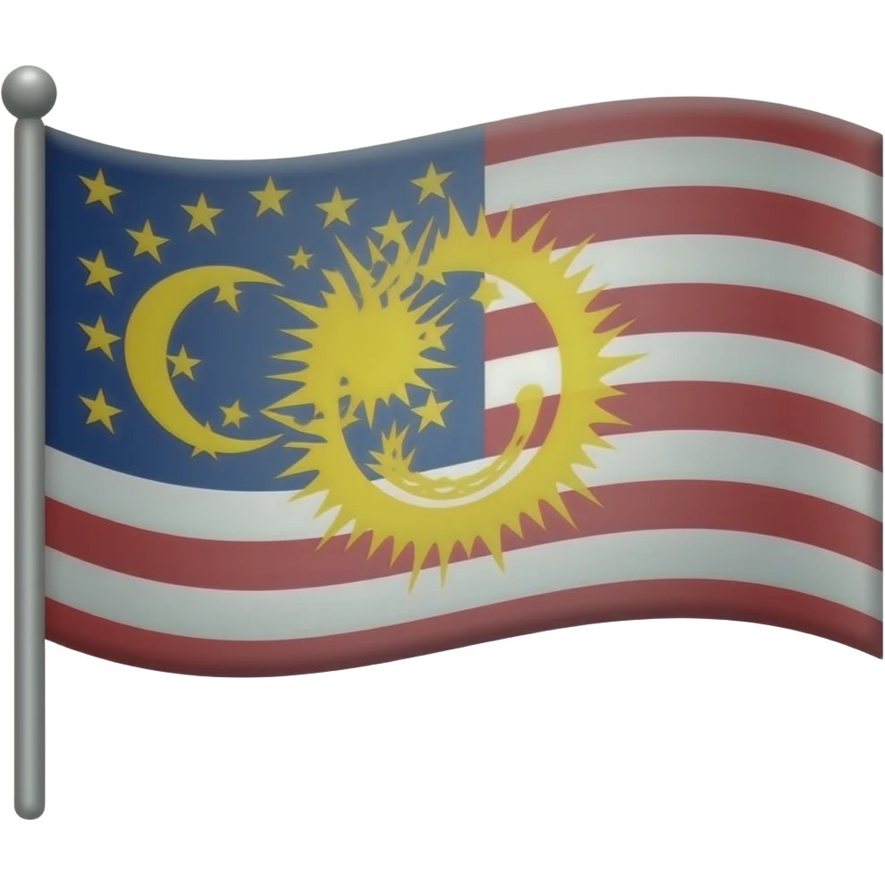 Drapeau gitan emoji emoji