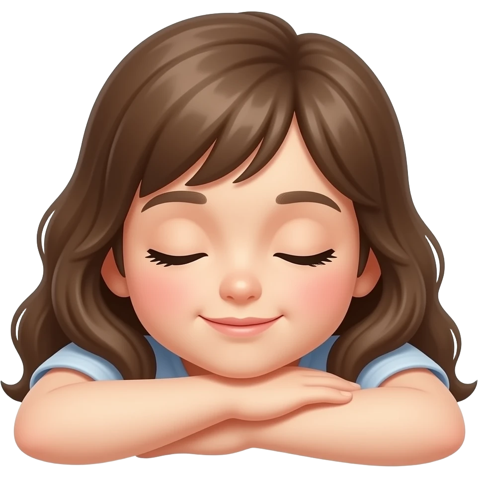 Uyuyan bir kız emoji