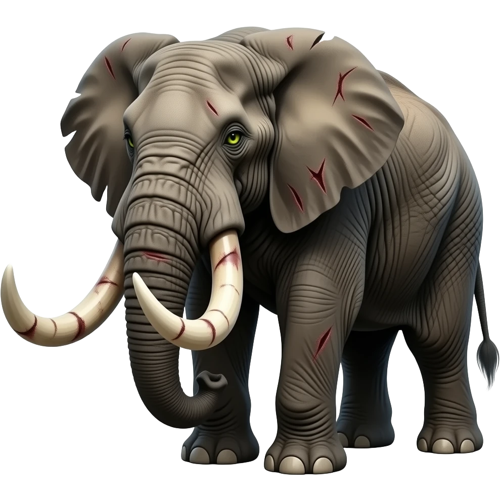 Monster elephant emoji