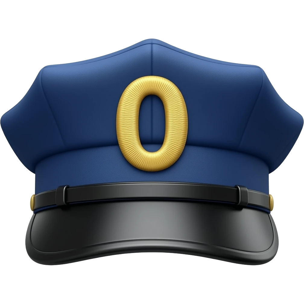 police cap 0 logo emoji