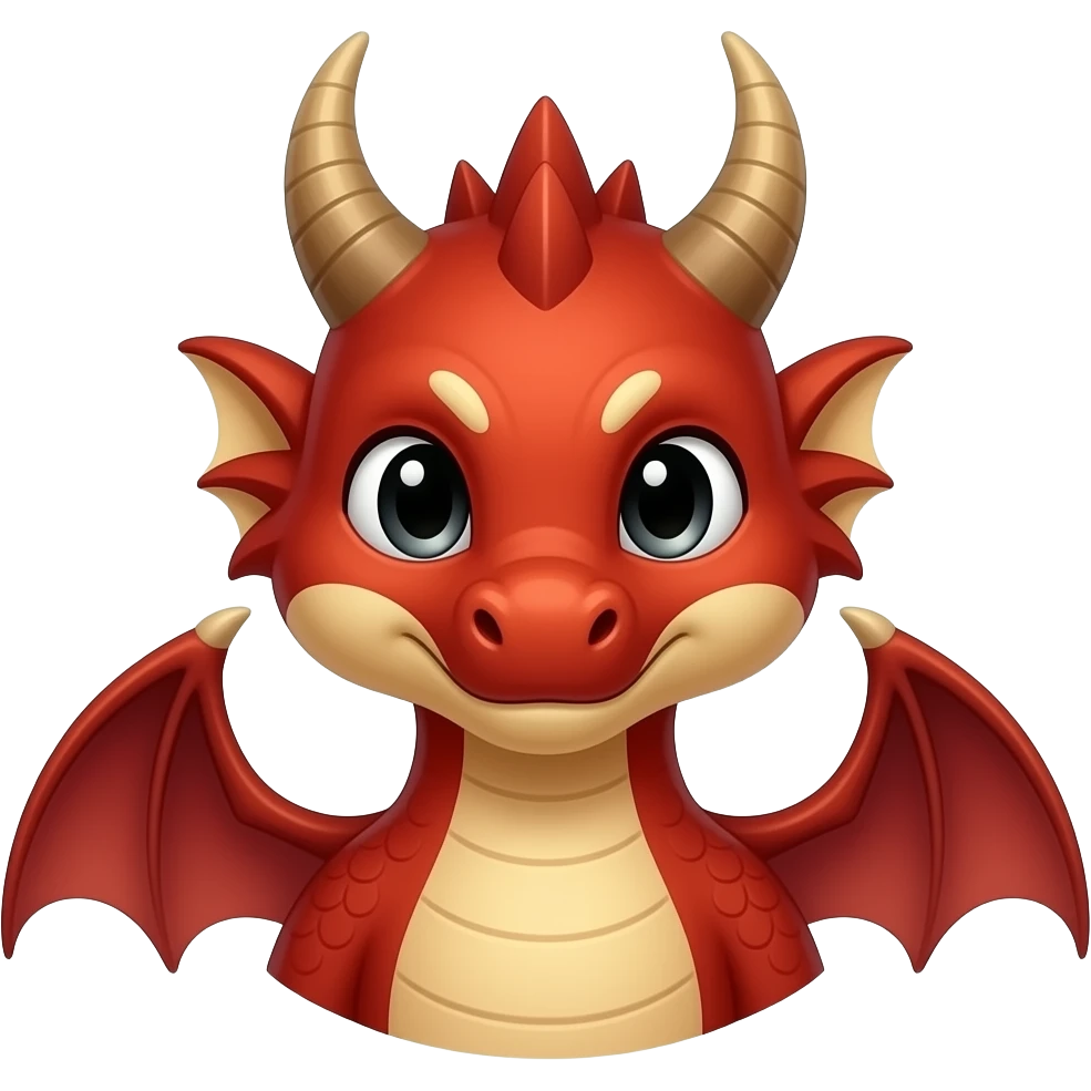 red anthro dragon emoji