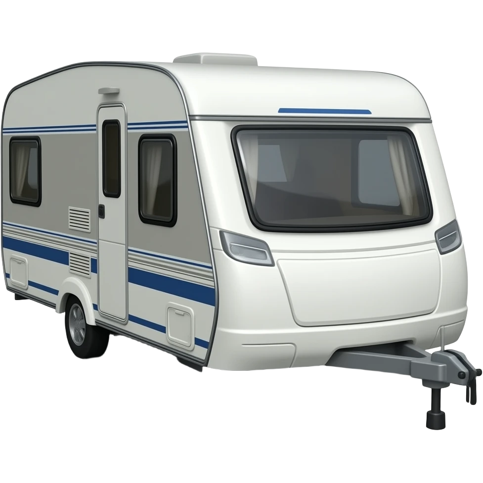 Create an emoji of a 2003 HOBBY DELUXE EASY 495 UK caravan emoji