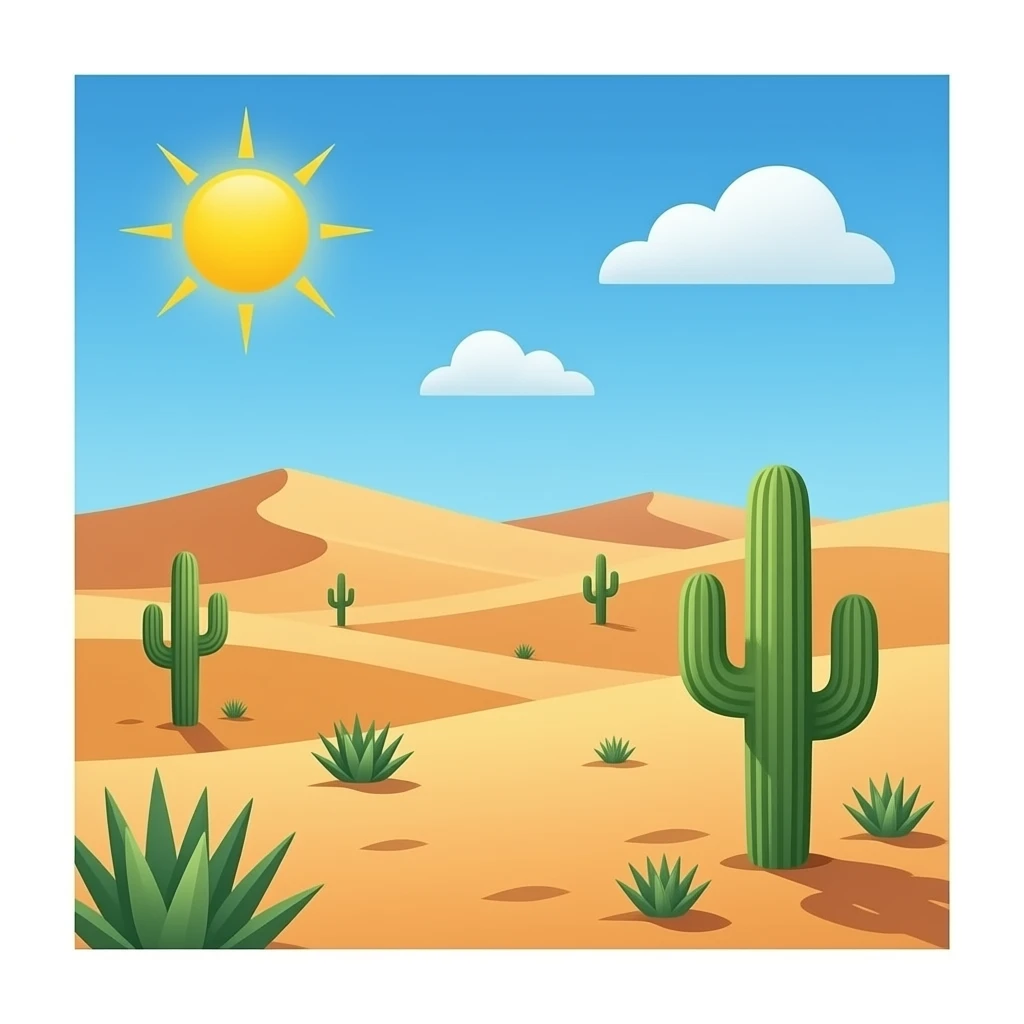 Desert emoji