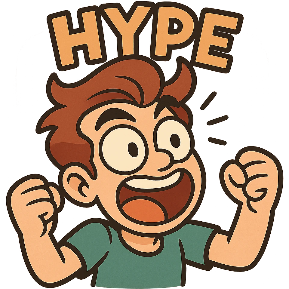 unique gaming emote, cartoon style, exaggerated features, fun and energetic emoji