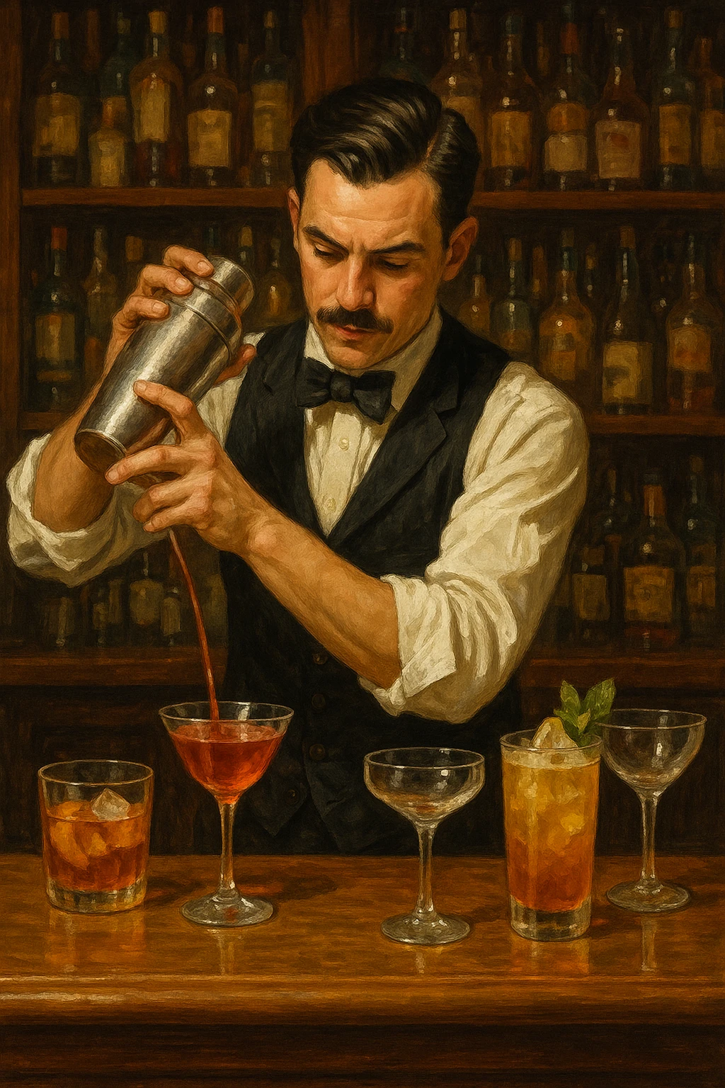 bartender mixing drinks emoji