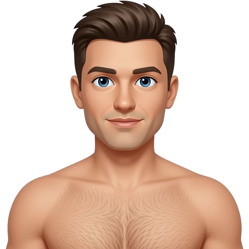 Chest male emoji emoji
