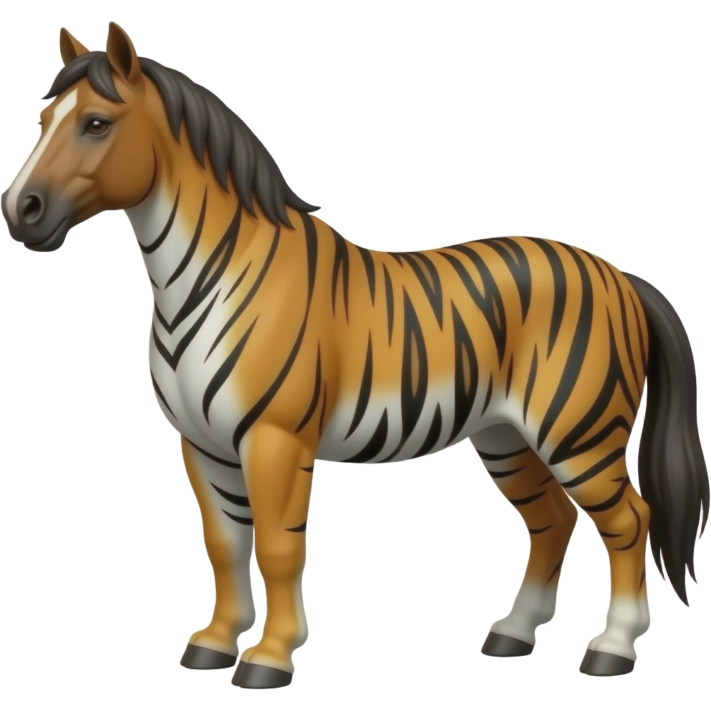 tiger horse emoji