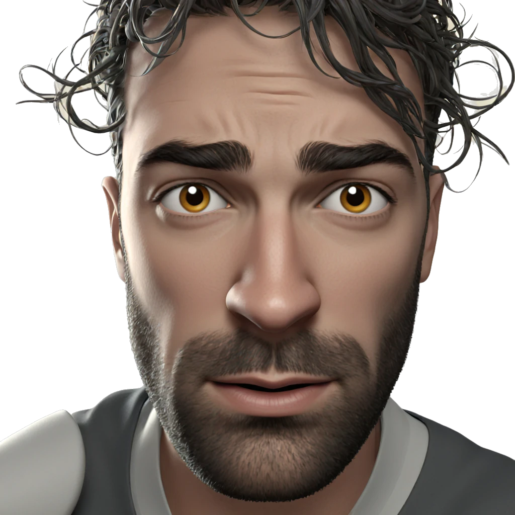 realistic portrait of a man emoji