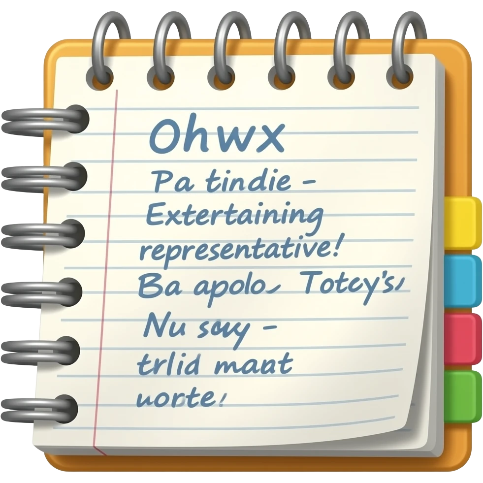 웃기고 재미있는 대표의 노트 emoji