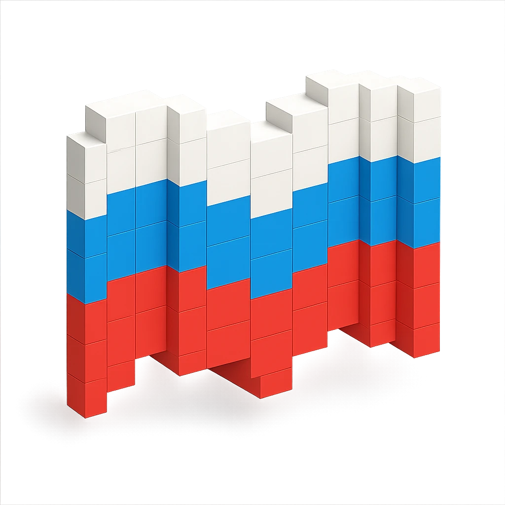 Russian flag without pole emoji