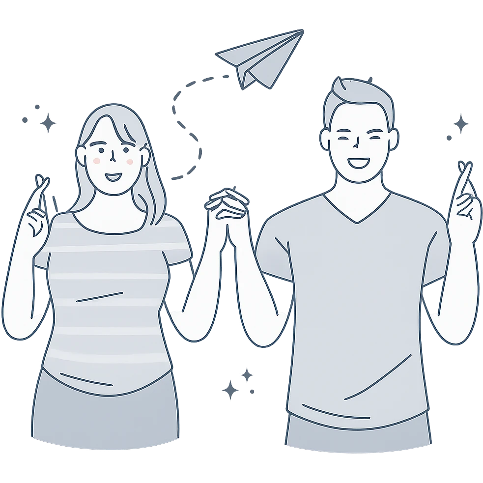 a paper airplane, minimalistic pastel illustration with clean lines, avoiding warm colors emoji