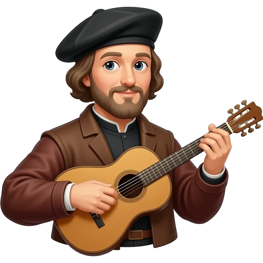 Renaissance People Playing Music emoji