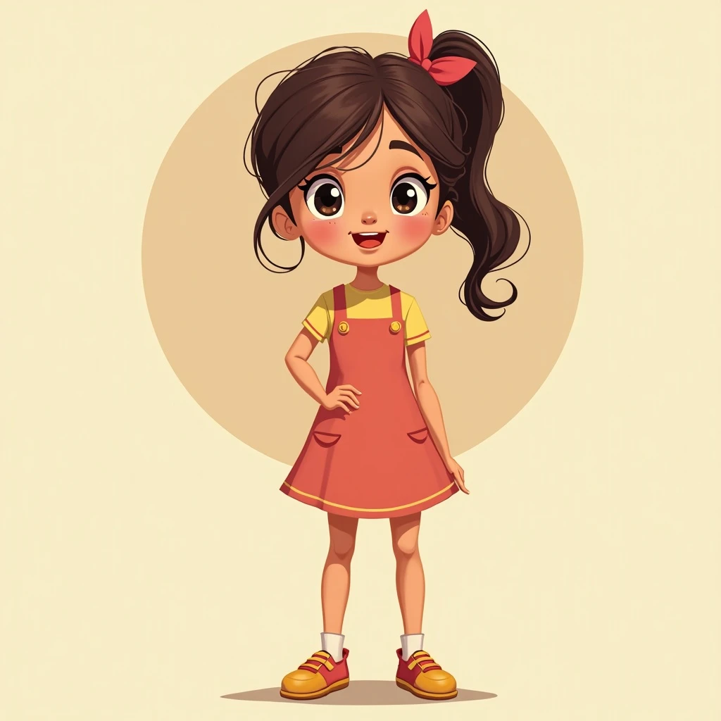 A girl cartoon emoji