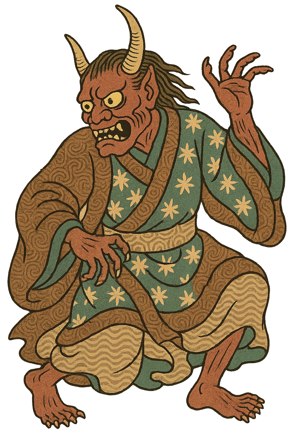 Dybbuk on transparent background emoji