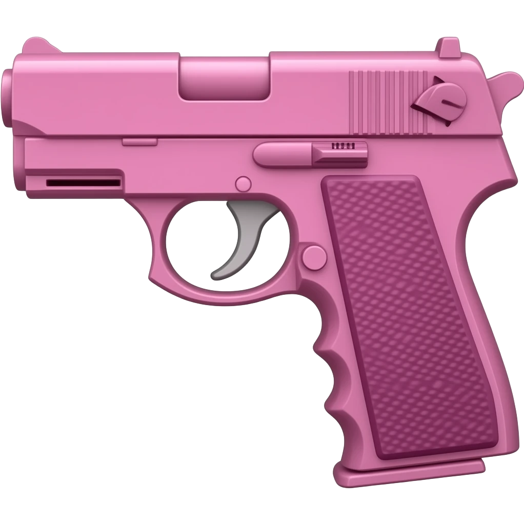 pink gun emoji