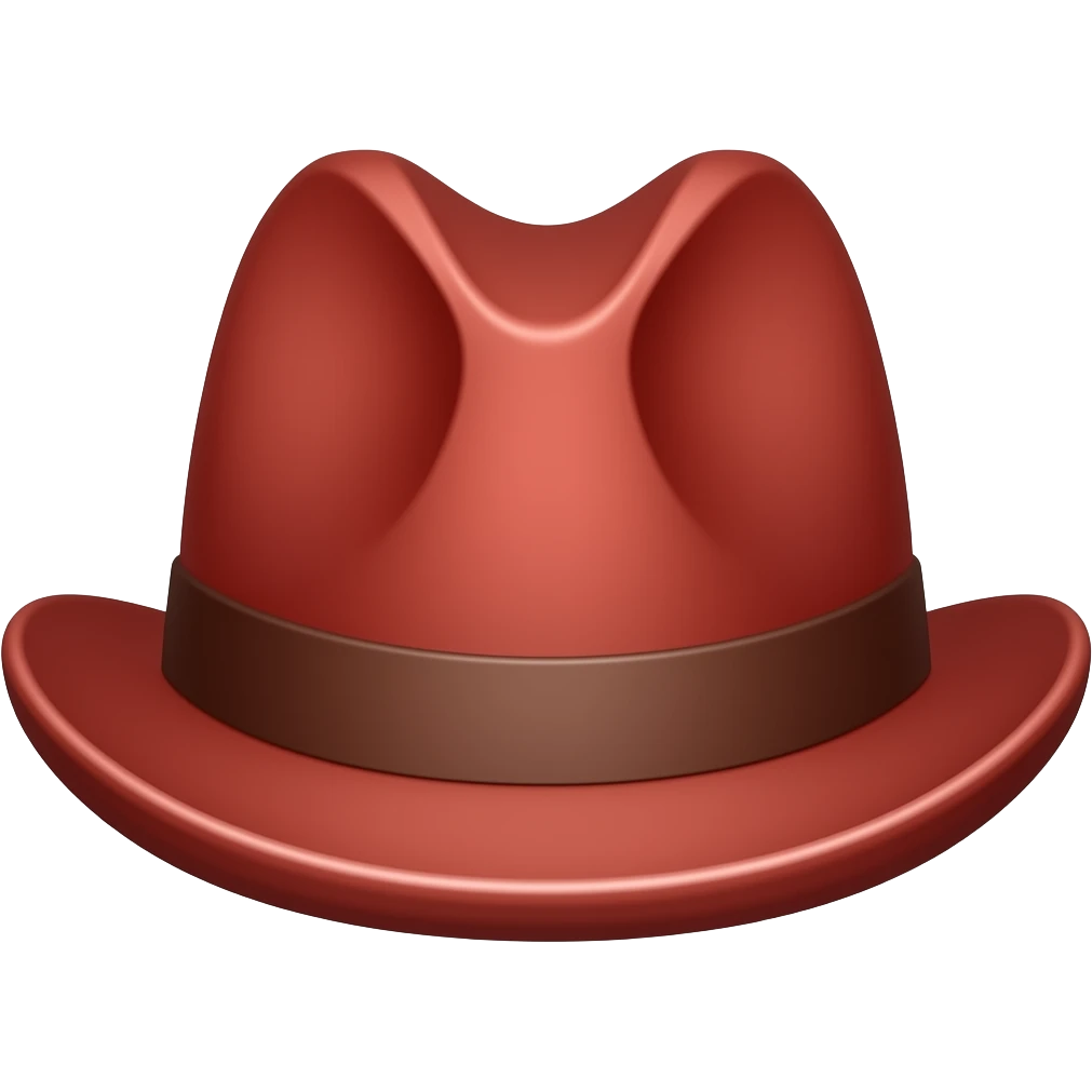 Kırmızı Şapka Hacker İkon emoji