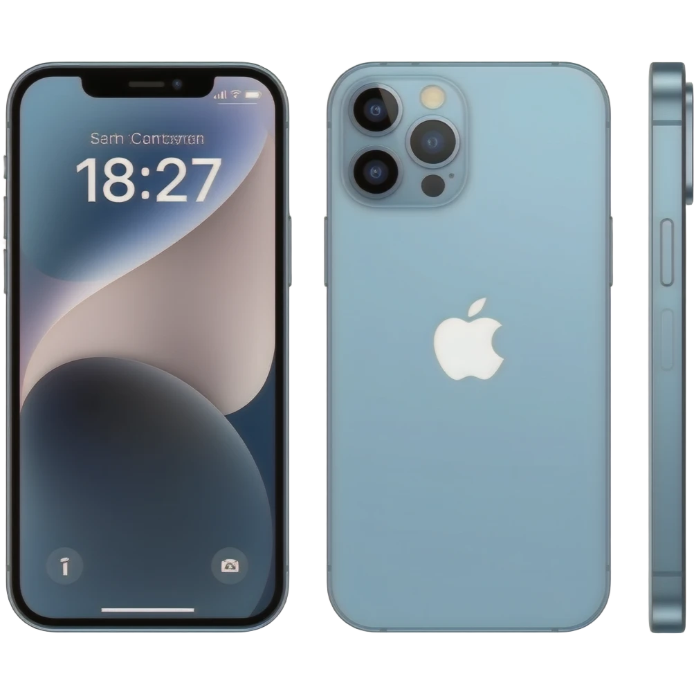 a iphone 17  sides as well emoji