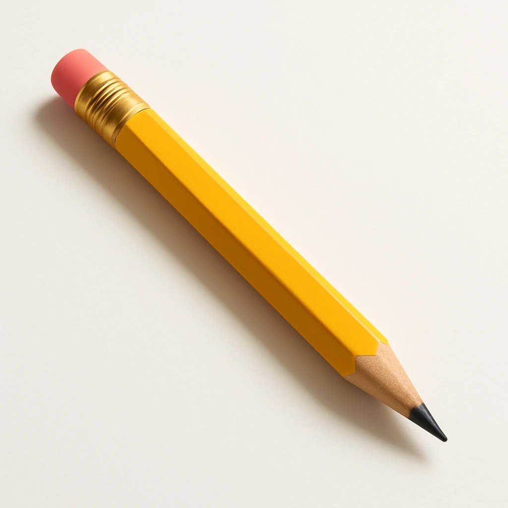 yellow pencil emoji