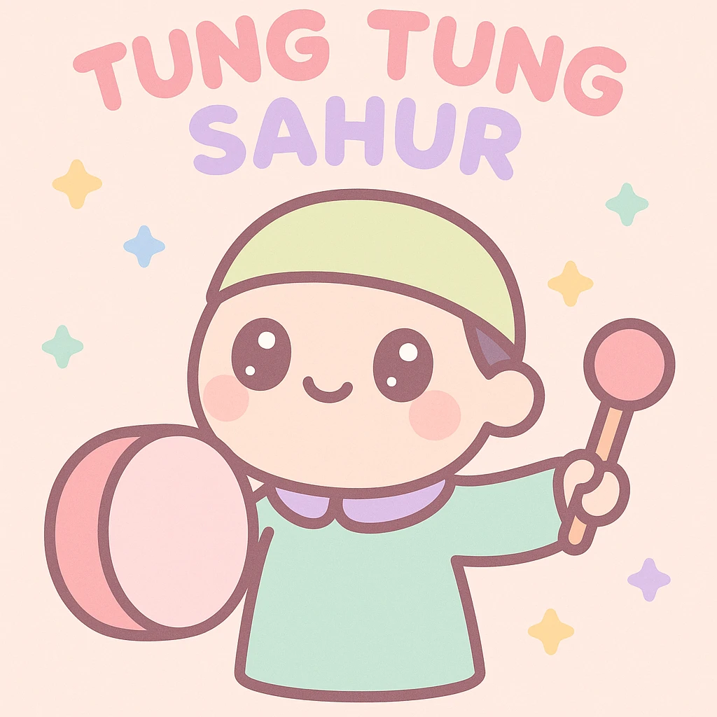 tung tung sahur, kawaii style, cute, charming, pastel colors emoji