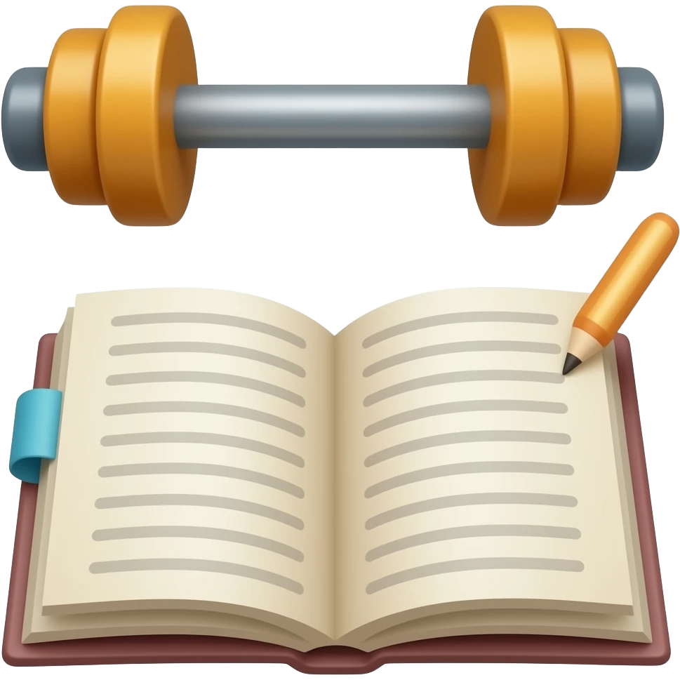 健身器材和学习用具 emoji