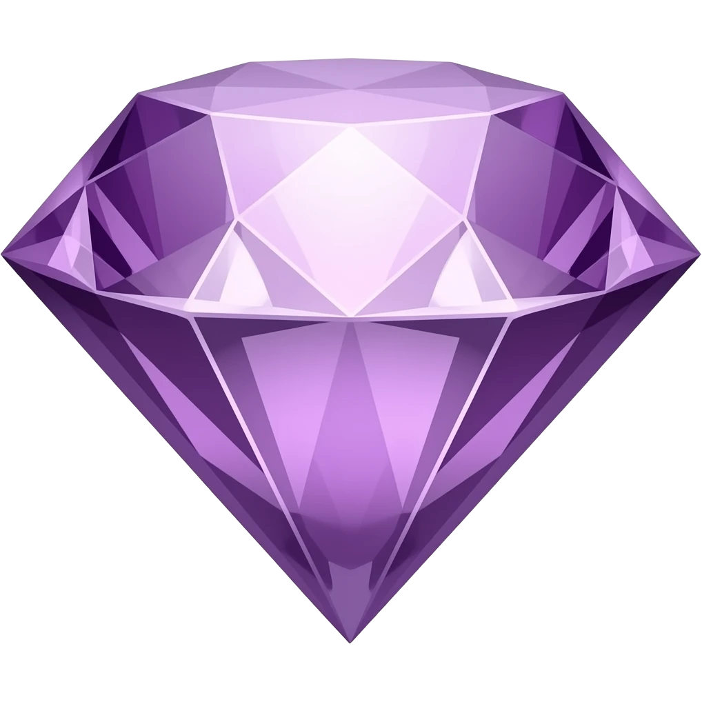 Shining Violet diamant emoji emoji