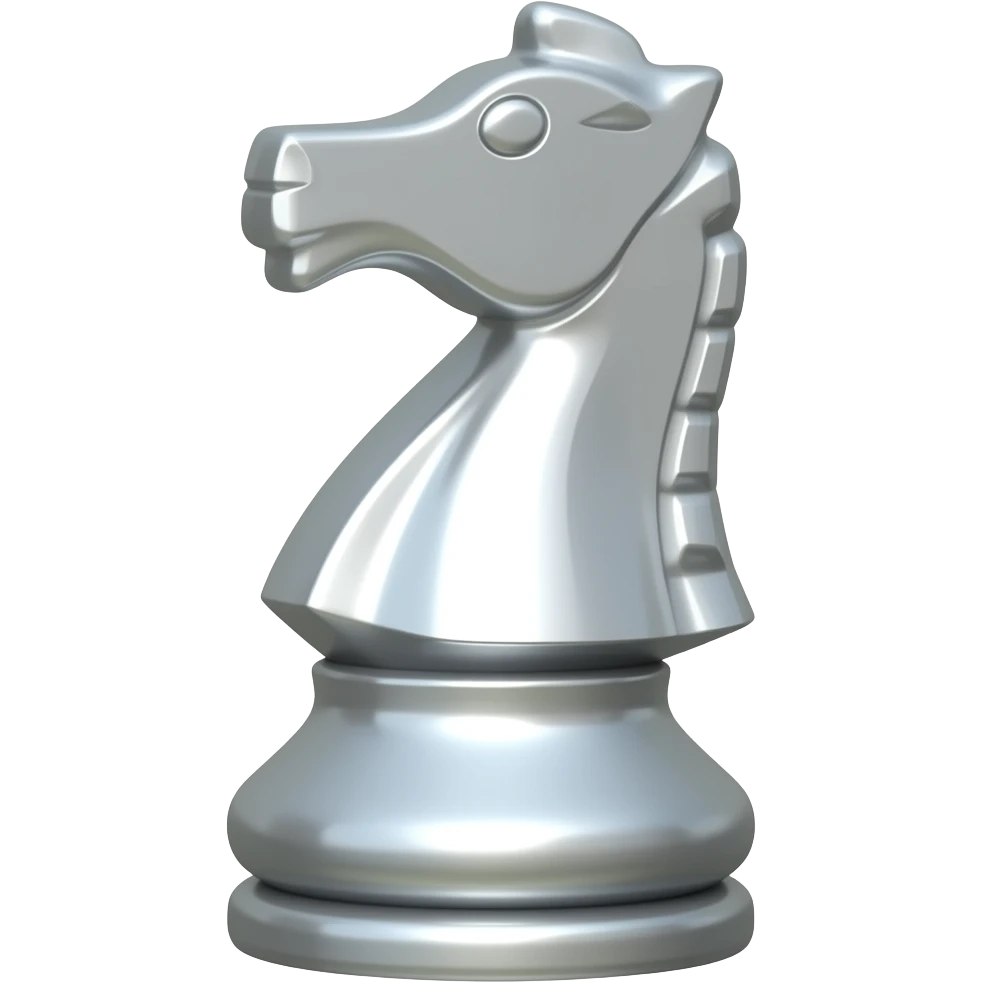 silver pigeon shape pawn emoji