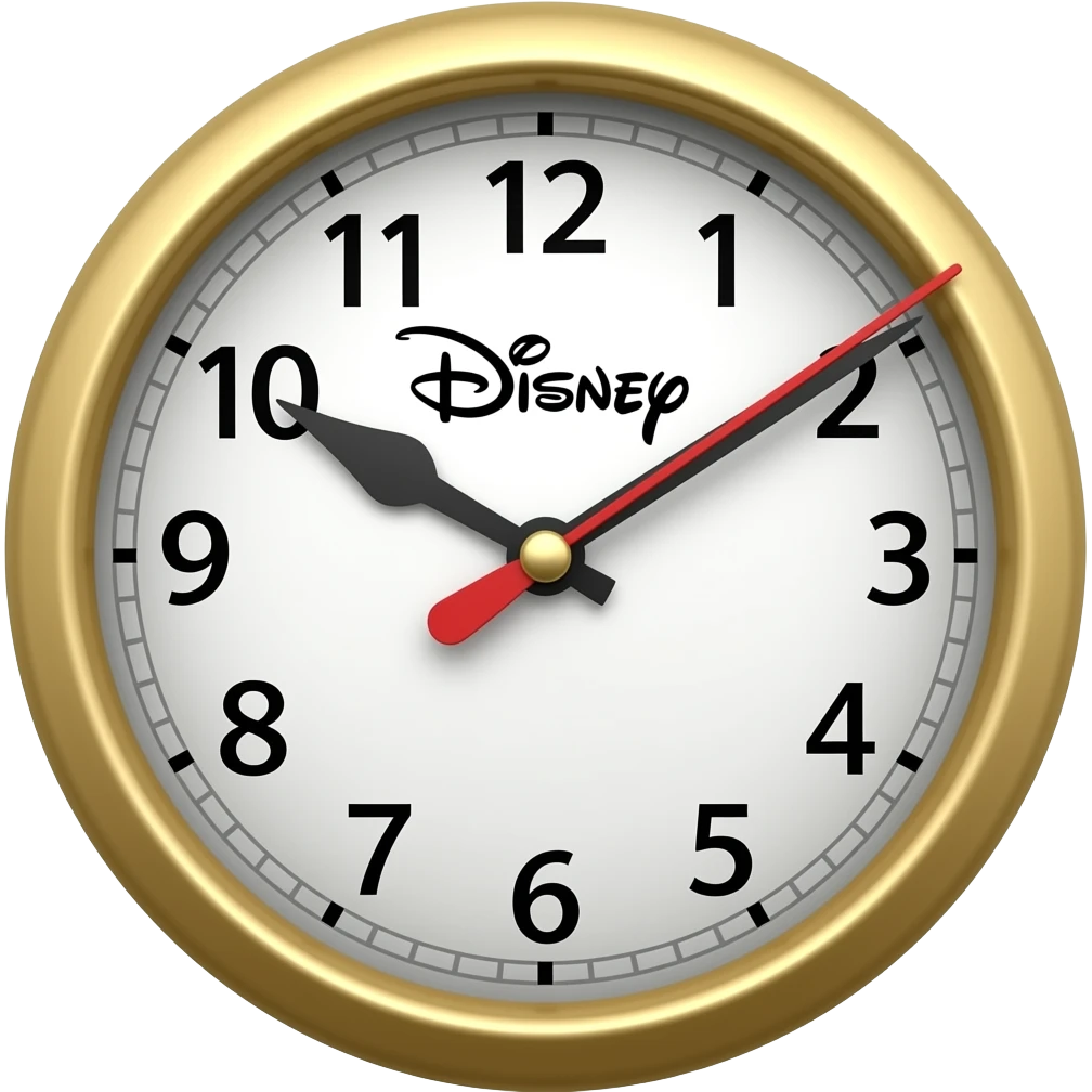 Disney clock emoji