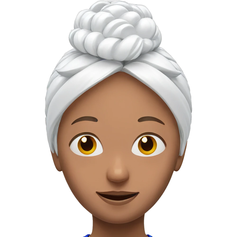 smiling boy with white hair emoji