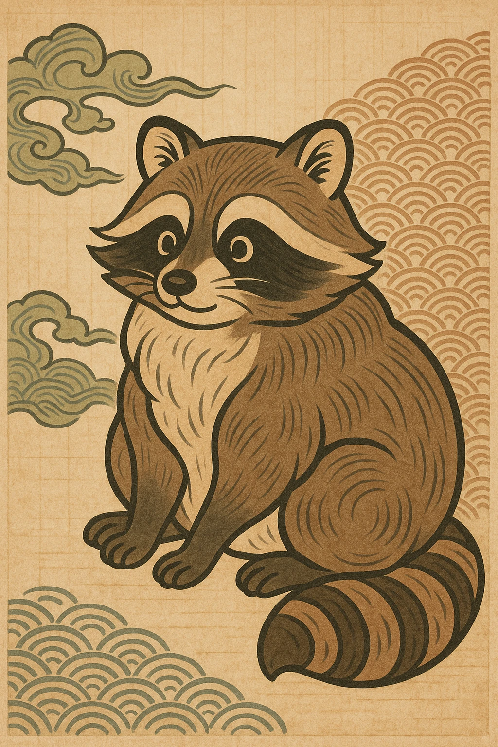 Raccoon emoji