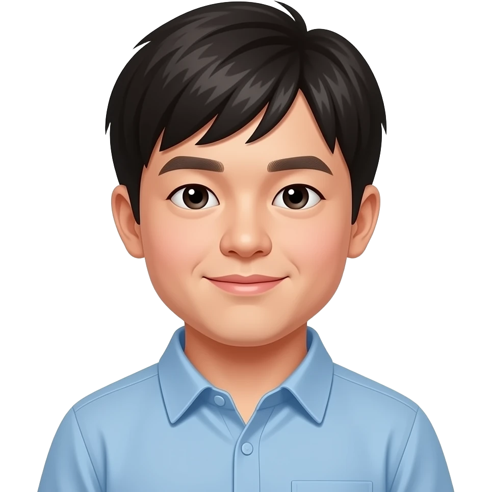 Korean Down syndrome boy emoji