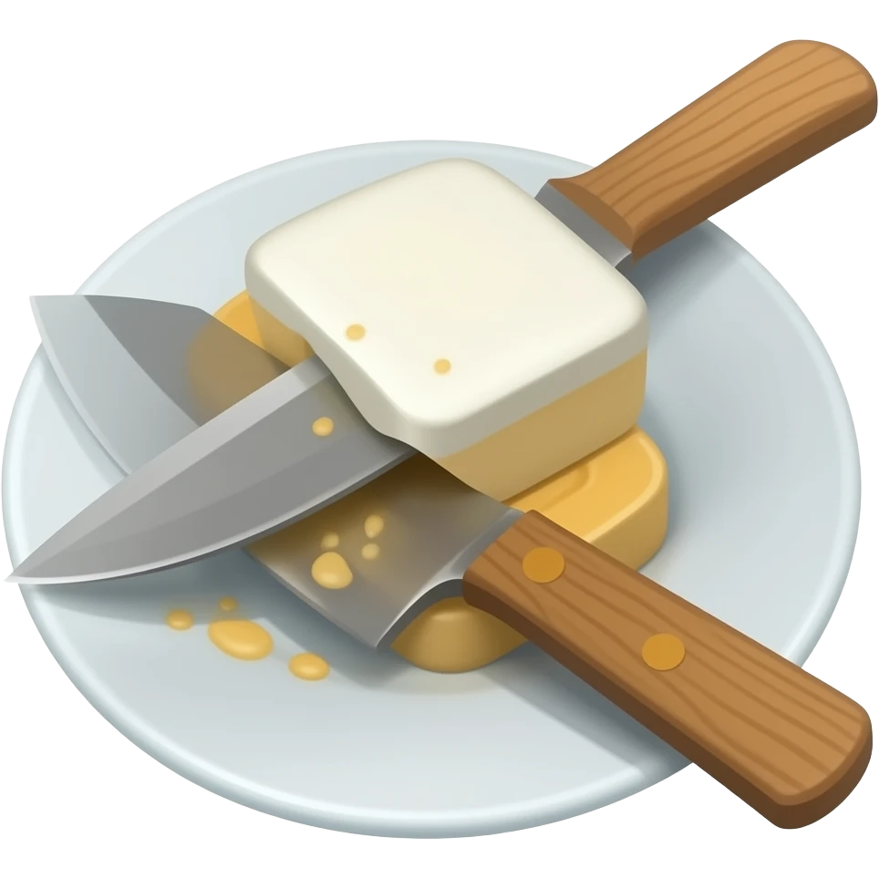 Knife-cut soap emoji