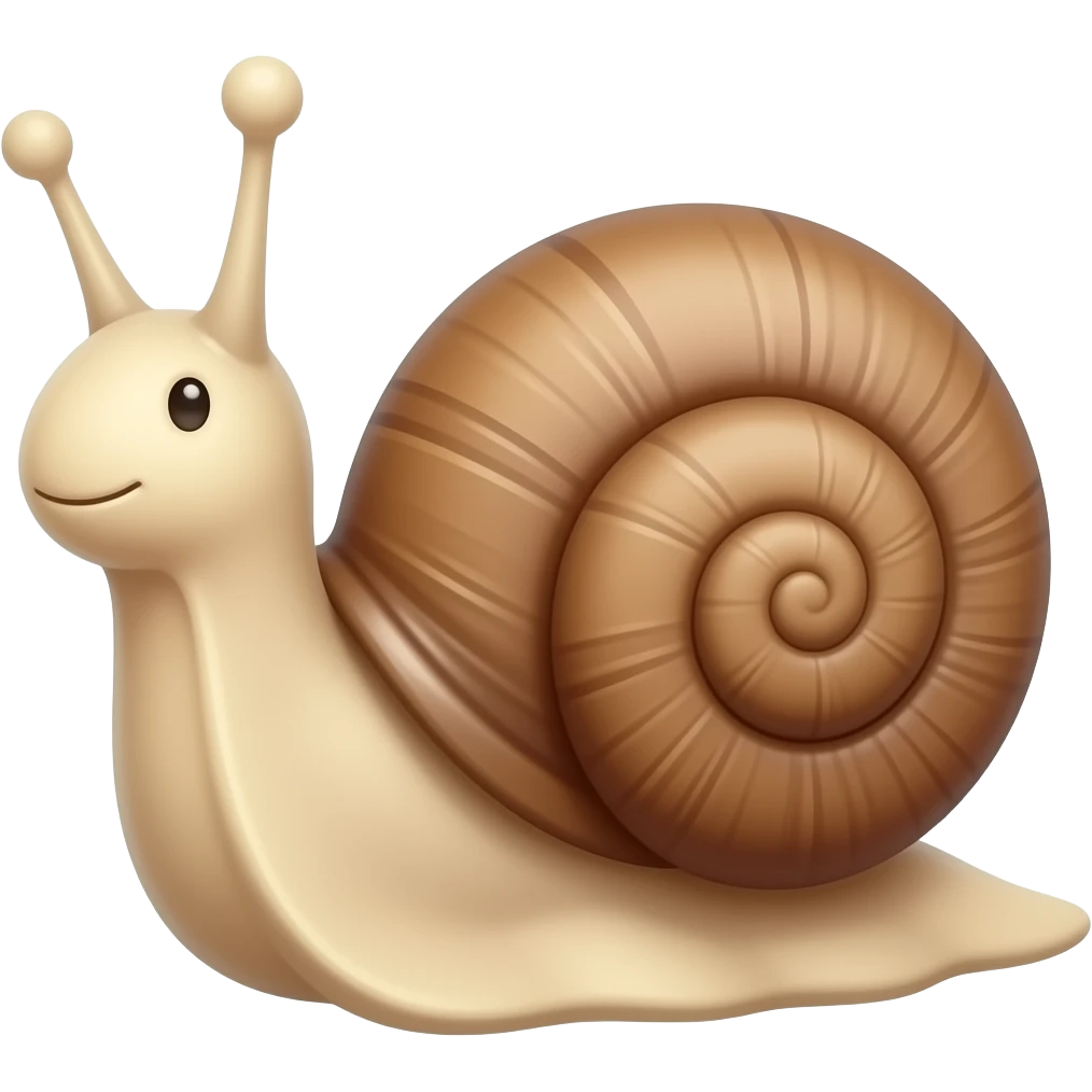 snail typing emoji