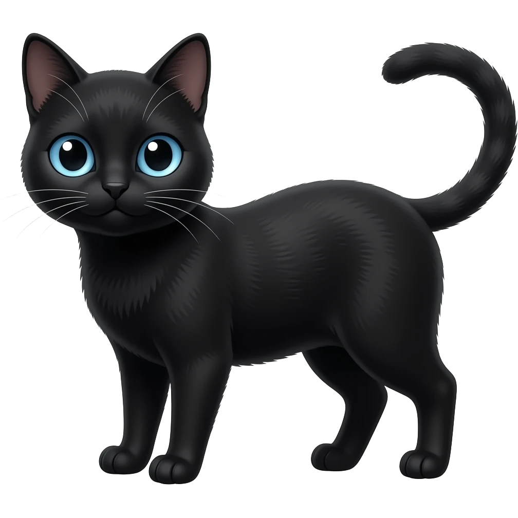 sexy kitty with blue eyes emoji