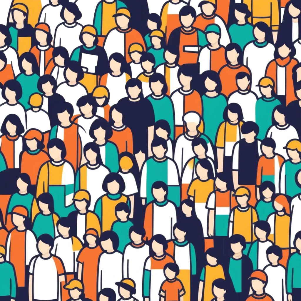 a crowd of people emoji
