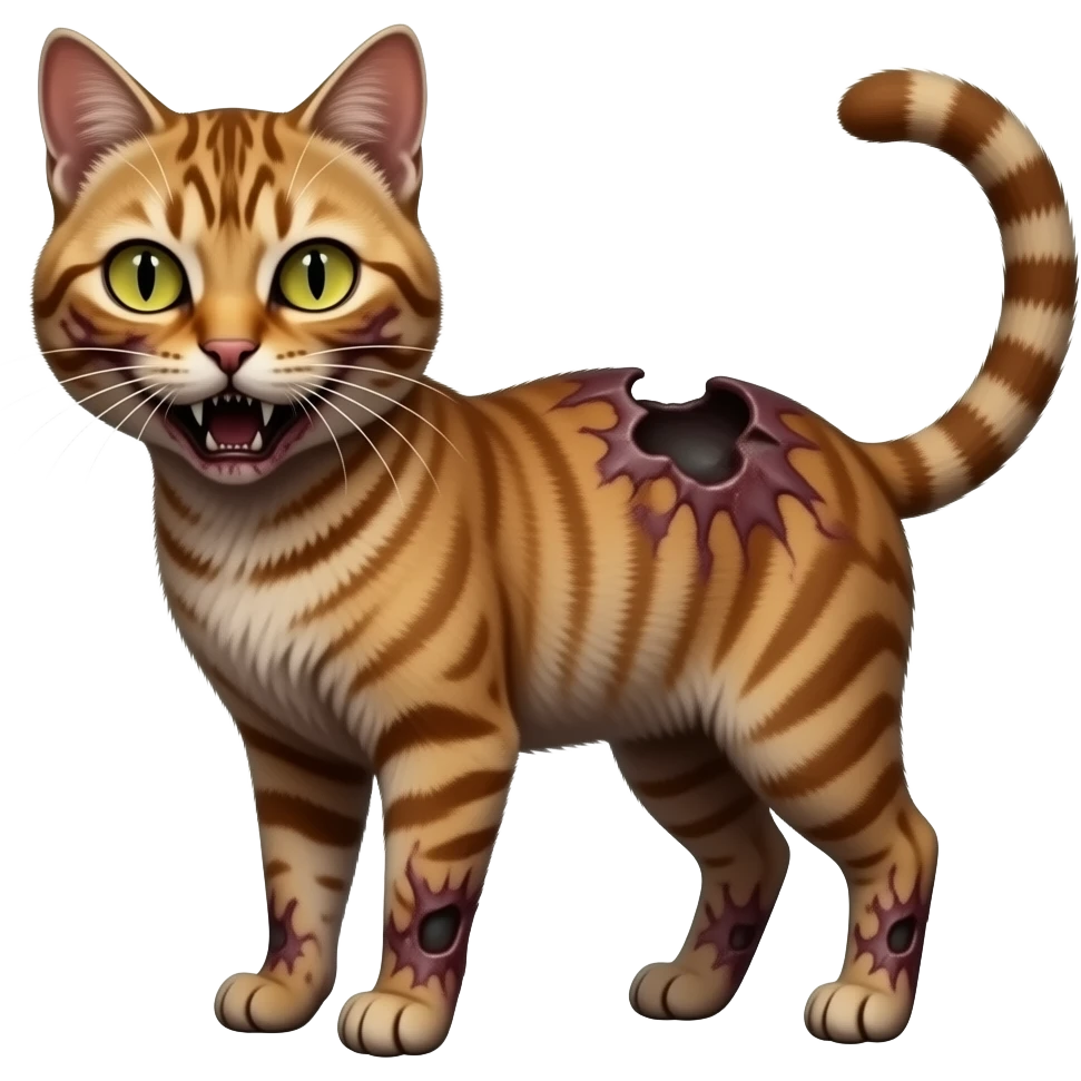 Cat scary corrupted emoji