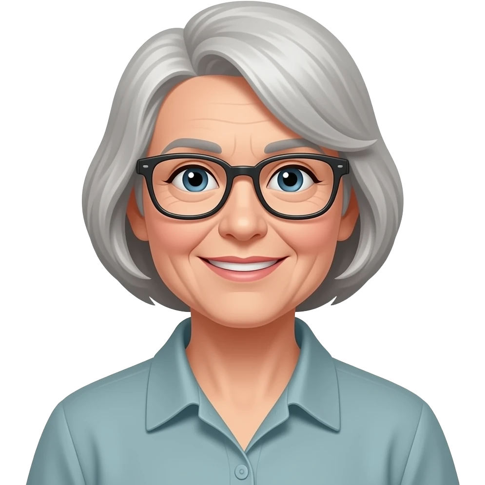 old women with glasses emoji