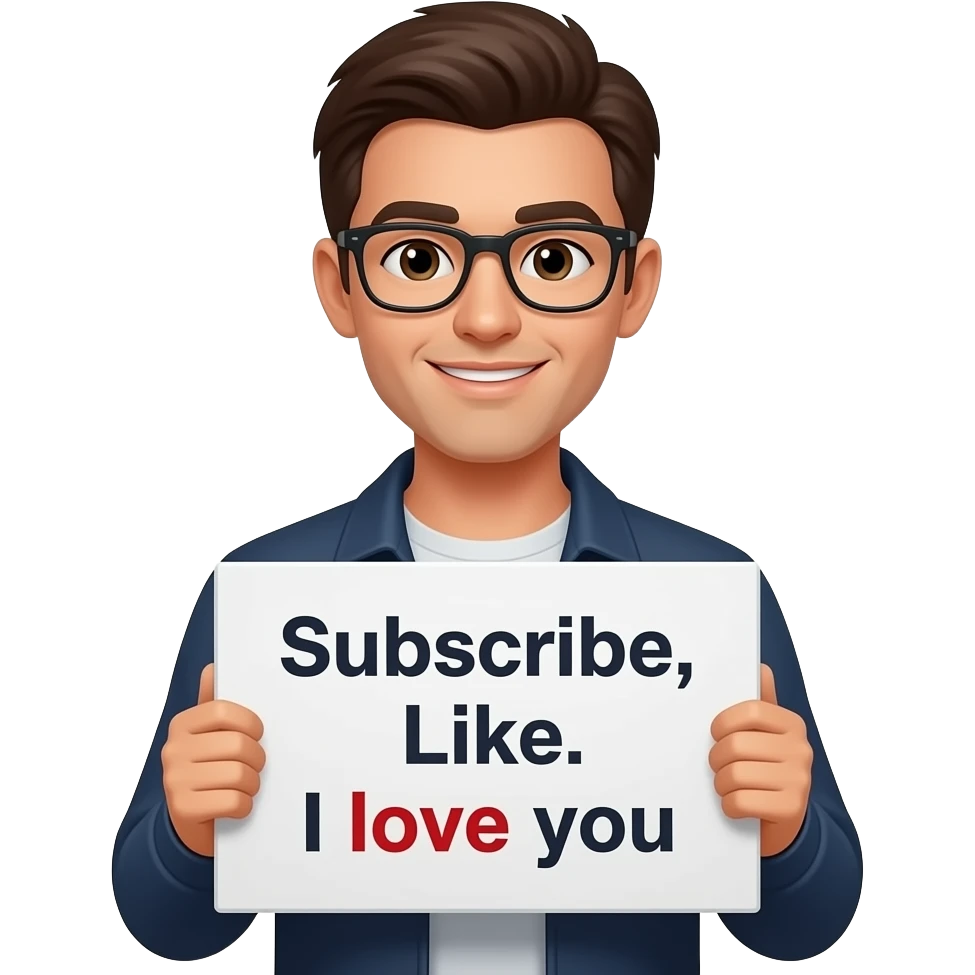 구독, 좋아요. 사랑해요. emoji