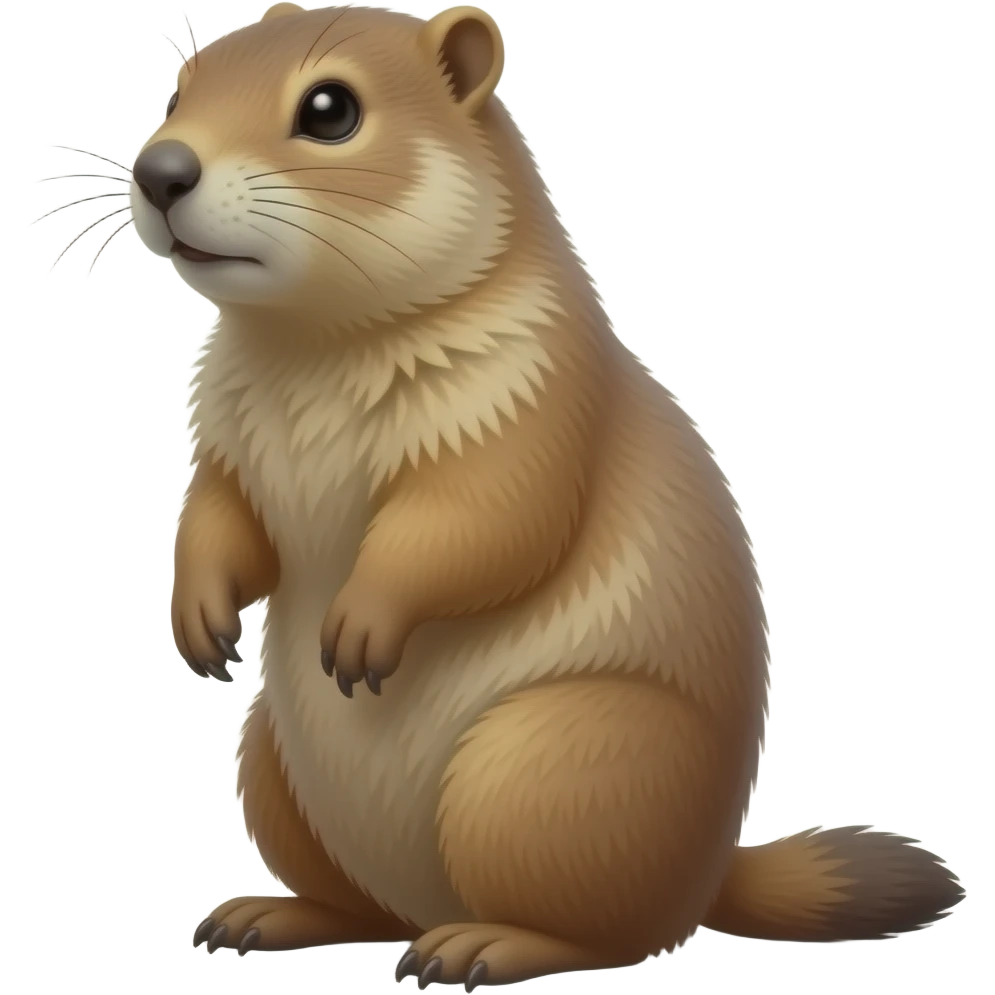 A marmot emoji