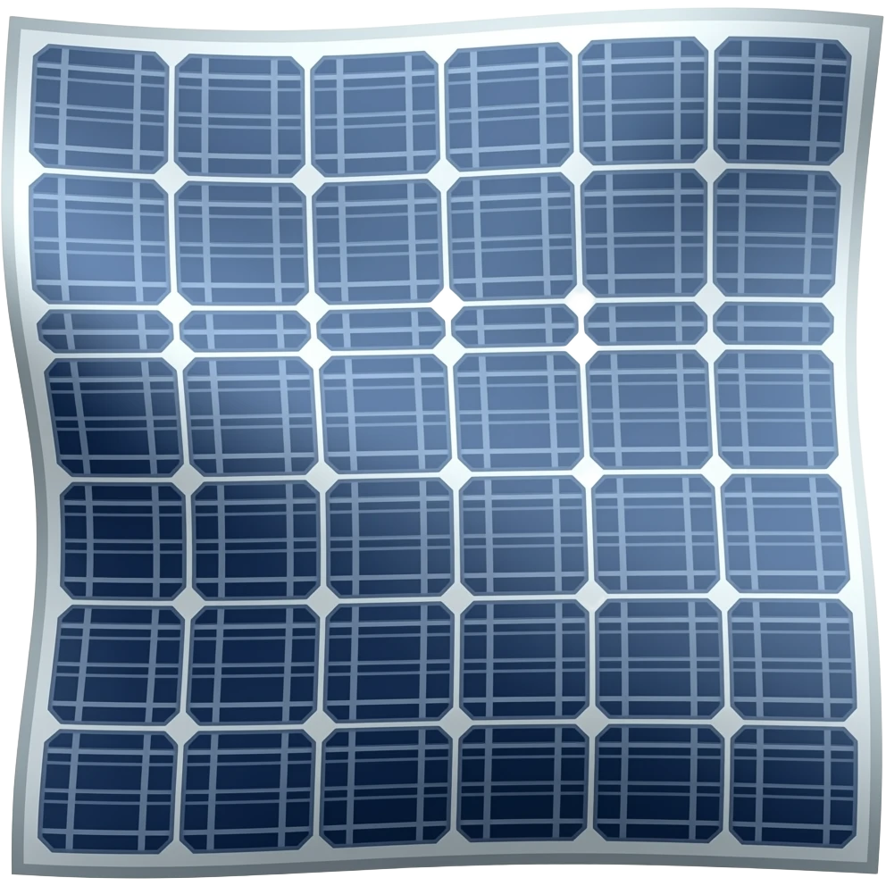 гибкая солнечная панель emoji