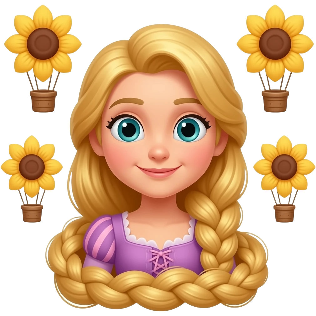 Rapunzels floating hot air sunflower lanterns emoji