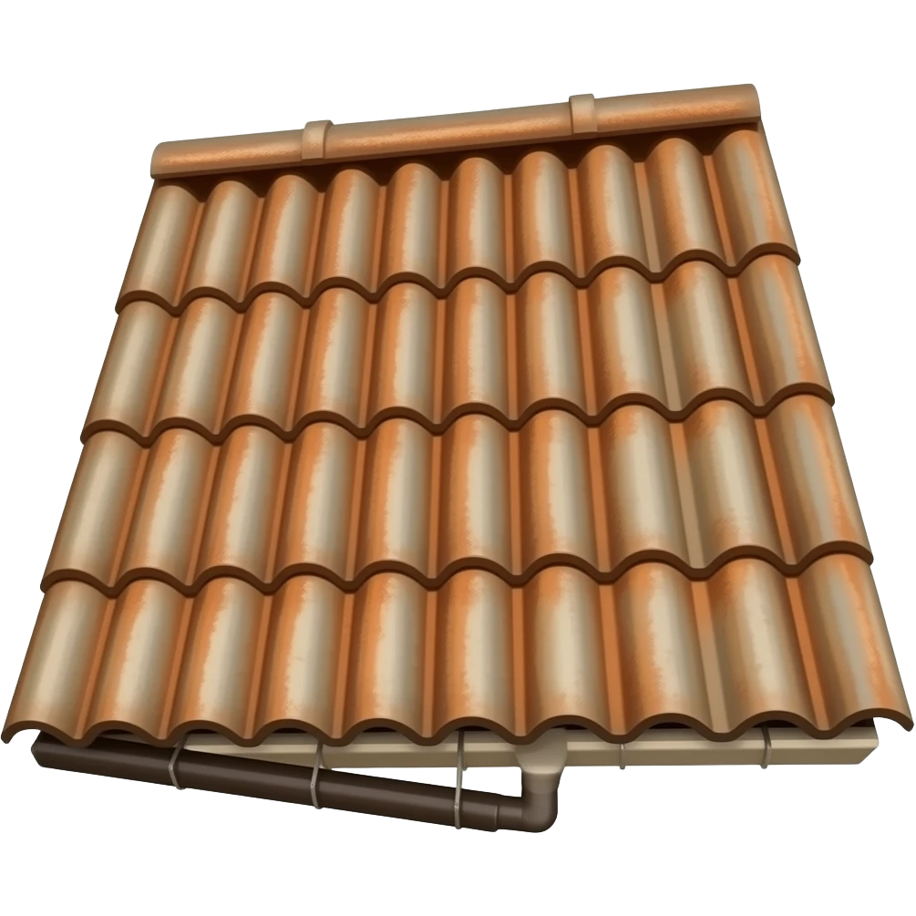 gutters on the edge of the roof emoji