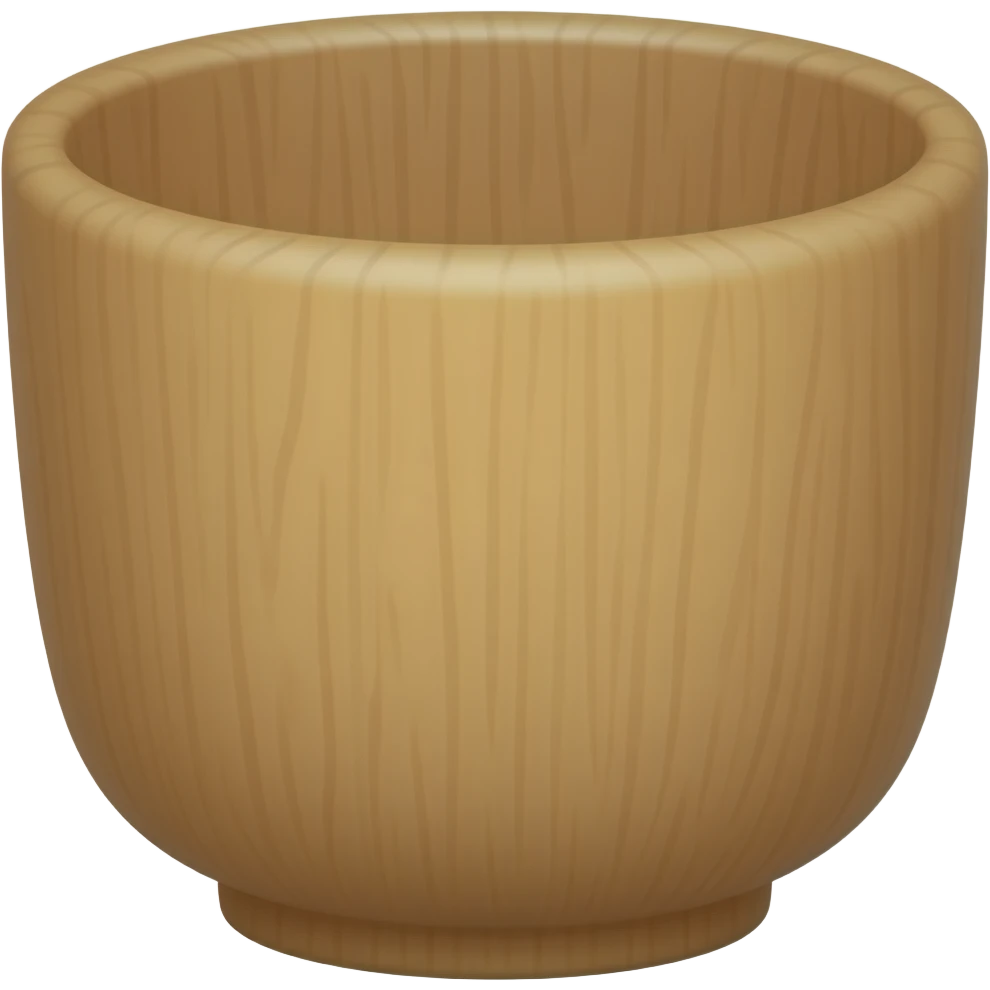 wooden cup emoji