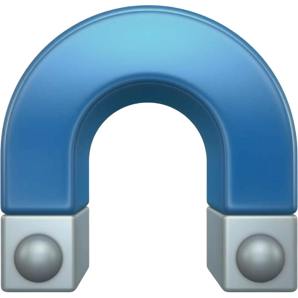 Blue Magnet emoji