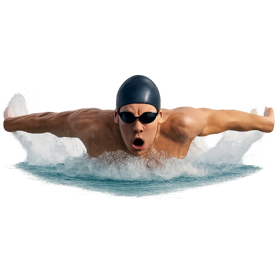 Nuoto senza sfondo emoji