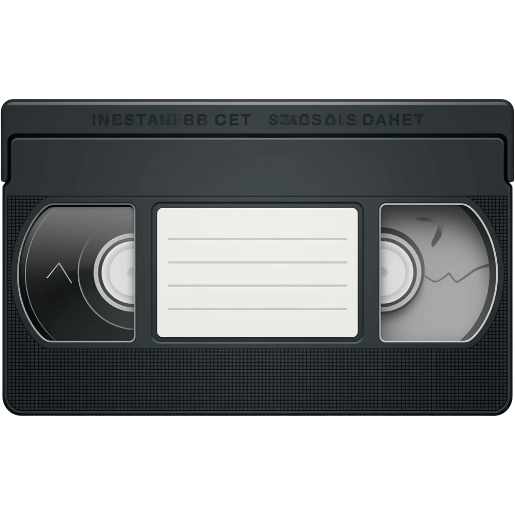 Image Of A VHS tape emoji
