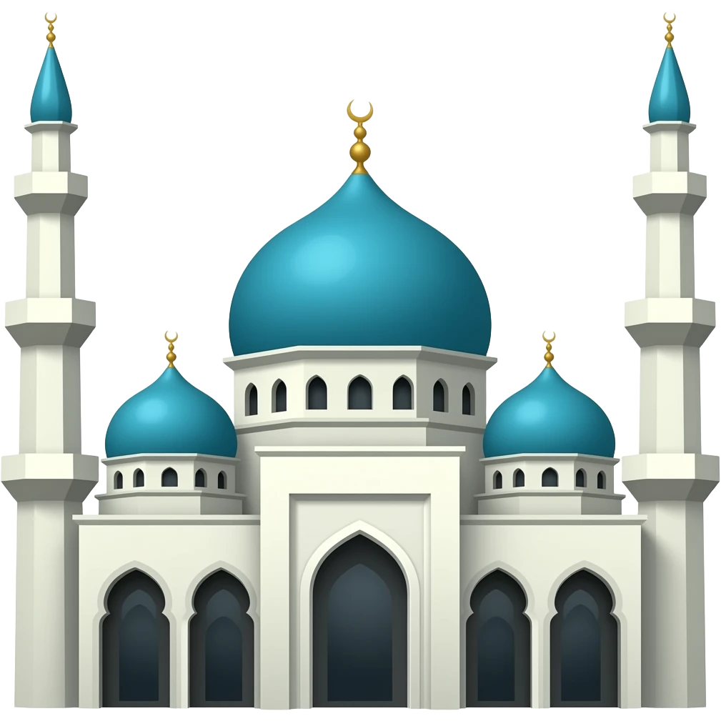CREA UN EMOJI DE una mezquita en PNG emoji